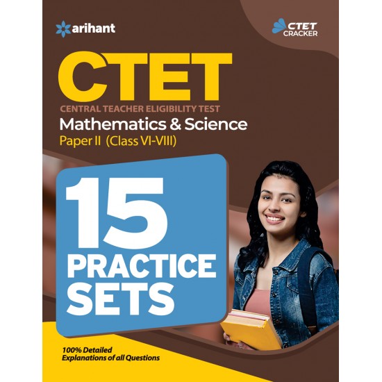 Buy 15 Practice Sets CTET Mathematics and Science Paper 2 for Class 6 to 8 for 2021 Exams at lowest prices in india