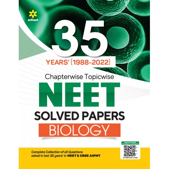 Buy 35 Years(1988-2022) Chapterwise Topicwise NEET Solved Papers Biology at lowest prices in india