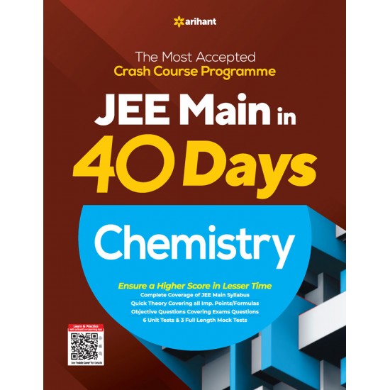 Buy 40 Days Crash Course for JEE Main Chemistry at lowest prices in india