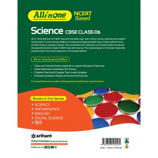 Buy All In One NCERT Based SCIENCE CBSE Class 6th at lowest prices in india