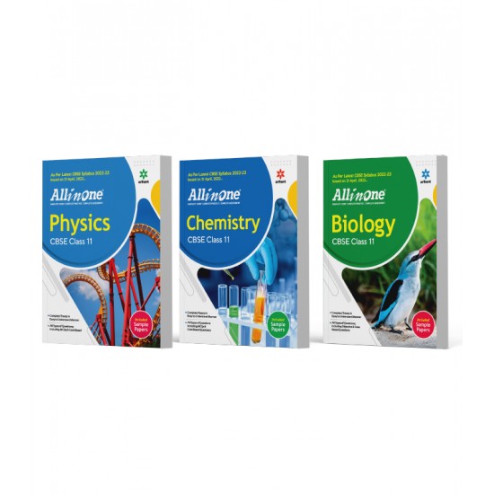 Buy All in One - Class 11 - Physics, Chemistry, Biology (Set of 3 Books) at lowest prices in india