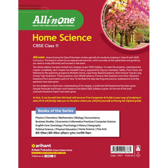 Buy All in One Home Science CBSE Class 11 at lowest prices in india