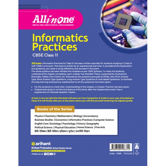 Buy All in One Informatics Practices CBSE Class 11 at lowest prices in india