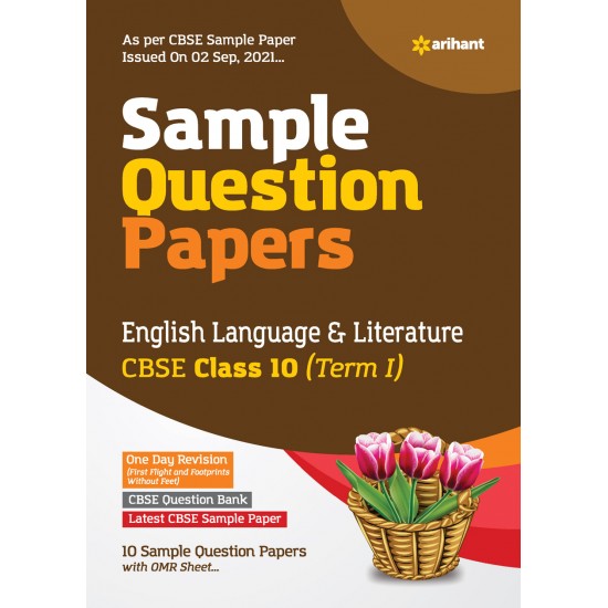 Buy Arihant CBSE Term 1 English Language & Literature Sample Papers Questions for Class 10 MCQ Books for 2021 (As Per CBSE Sample Papers issued on 2 Sep 2021) at lowest prices in india