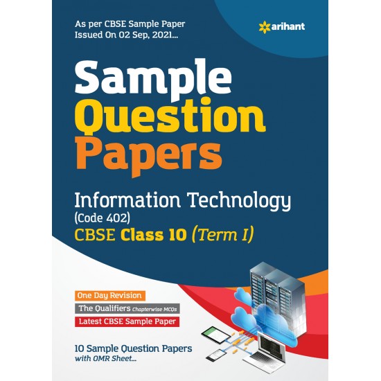 Buy Arihant CBSE Term 1 Information Technology (Code 402) Sample Papers Questions for Class 10 MCQ Books for 2021 (As Per CBSE Sample Papers issued on 2 Sep 2021) at lowest prices in india