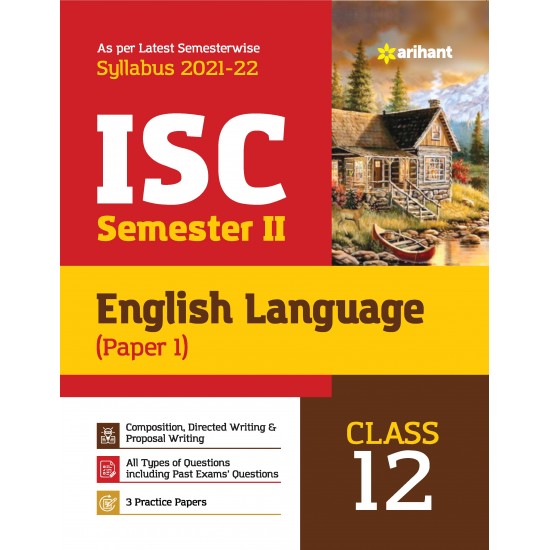 Buy Arihant ISC English Language (Paper 1) Semester 2 Class 12 for 2022 Exam at lowest prices in india