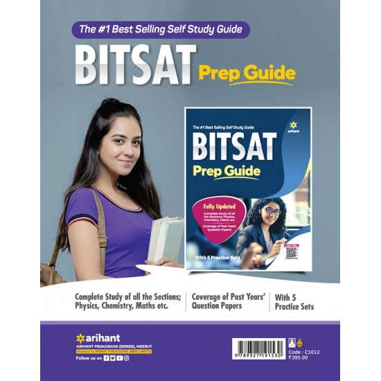 Buy BITSAT 11 Years Solved Papers 2022-2012 5 Mock Tests For 2023 Exam at lowest prices in india