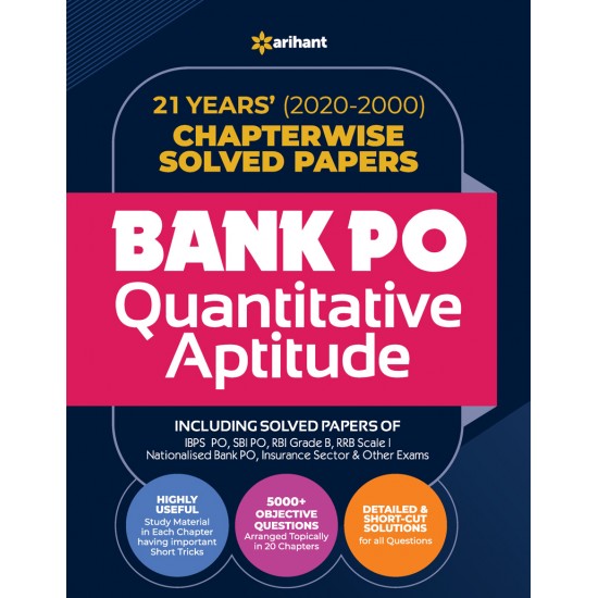 Buy Bank PO Solved Papers Quantitative Aptitude at lowest prices in india