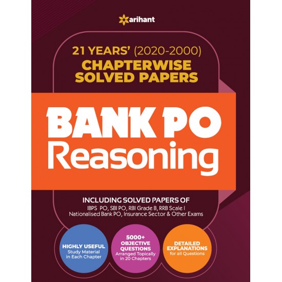 Buy Bank PO Solved Papers Reasoning at lowest prices in india