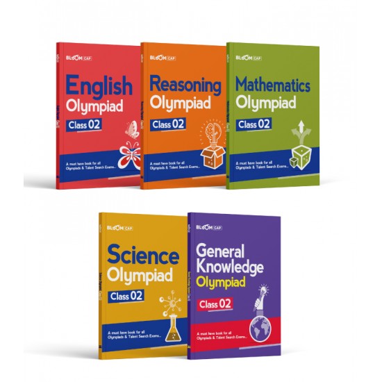 Buy Bloom Olympiad Study Books Class 02 (Set of 5 books) at lowest prices in india