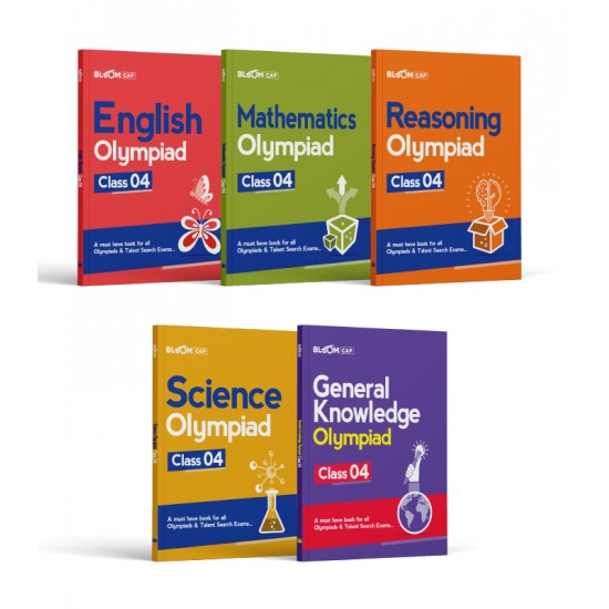 Buy Bloom Olympiad Study Books Class 04 (Set of 5 books) at lowest prices in india