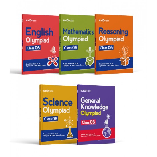 Buy Bloom Olympiad Study Books Class 06 (Set of 5 books) at lowest prices in india