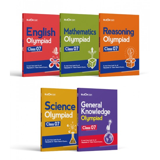 Buy Bloom Olympiad Study Books Class 07 (Set of 5 books) at lowest prices in india