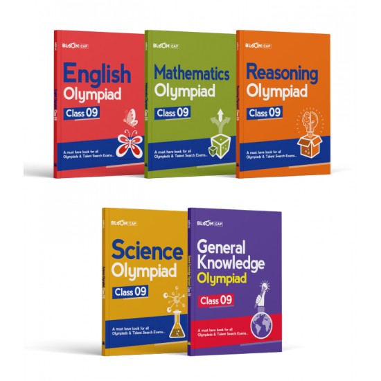 Buy Bloom Olympiad Study Books Class 09 (Set of 5 books) at lowest prices in india