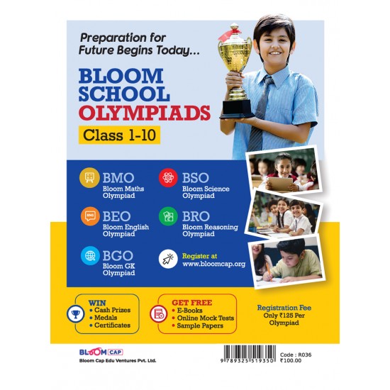Buy Bloom Science Olympiad Study Books Class 06 at lowest prices in india