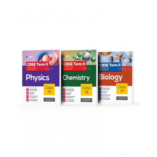 Buy CBSE New Pattern Physics ,Chemistry & Biology Class 12 for 2022 Exam (MCQs based book for Term 2) (Set of 3 Books) at lowest prices in india