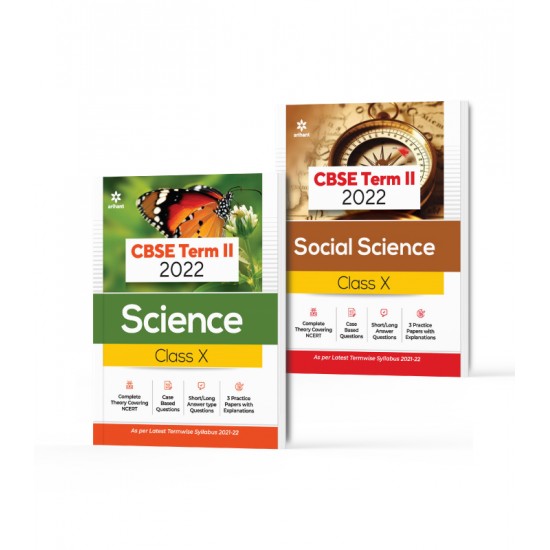 Buy CBSE New Pattern Science & Social science Class 10 for 2022 Exam (MCQs based book for Term 2) (Set of 2 Books) at lowest prices in india