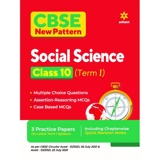 Buy CBSE New Pattern Social Science Class 10 for 2021-22 Exam (MCQs based book for Term 1) at lowest prices in india