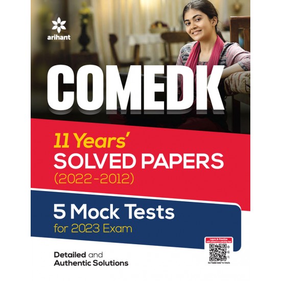Buy COMEDK 11 Years Solved papers (2022-2012) 5 Mock Tests For 2023 Exam at lowest prices in india