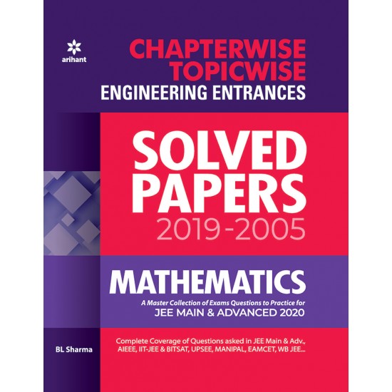 Buy Chapterwise Topicwise Solved Papers Mathematics for Engineering Entrances 2020 at lowest prices in india
