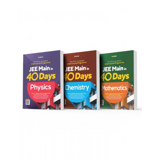 Buy Combo of 40 Days Crash Course for JEE Main Physics,Chemistry & Mathematics (Set of 3 Books) at lowest prices in india