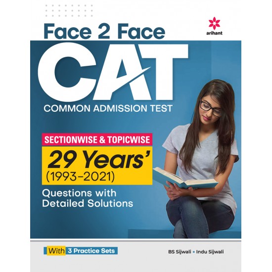Buy Face 2 Face CAT Common Admission Test Sectionwise & Topicwise 29 Years (1993 -2021) Question with Detailed Solution at lowest prices in india