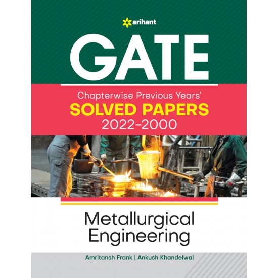 Buy GATE Chapterwise Previous Years s Solved Papers (2022-2000) Metallurgical Engineering at lowest prices in india