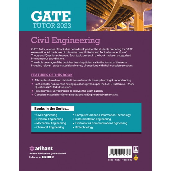 Buy GATE Tutor 2023 - CIVIL ENGINEERING at lowest prices in india