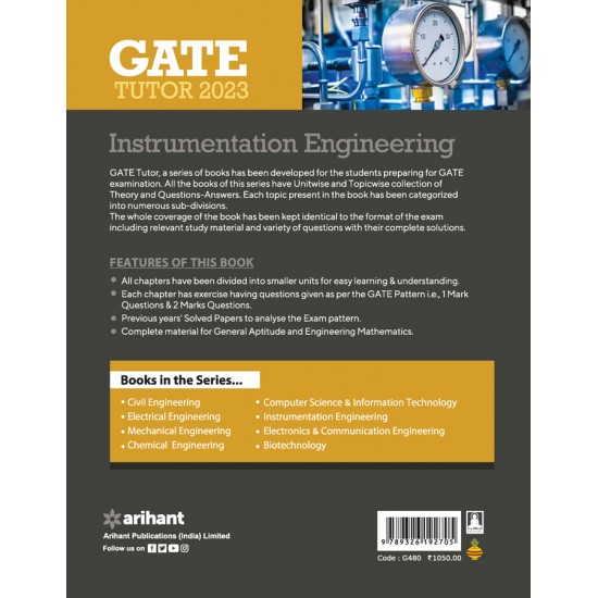 Buy GATE Tutor 2023 Instrumentation Engineering at lowest prices in india