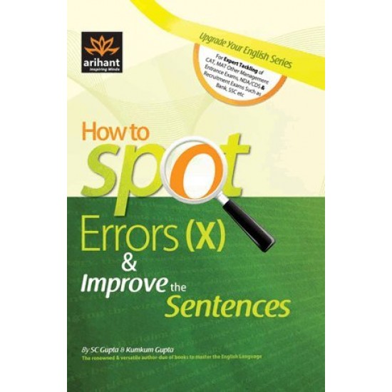 Buy How to Spot Errors (X) & Improve the Sentences at lowest prices in india