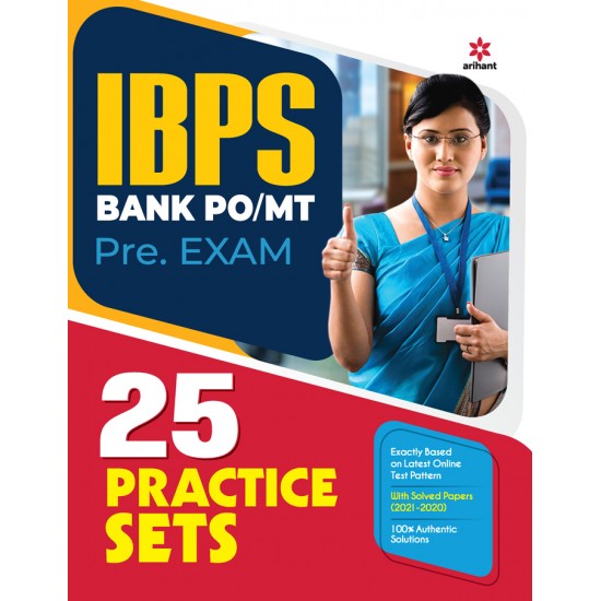 Buy IBPS Bank PO/MT Pre. Exam 25 PRACTICE SETS at lowest prices in india