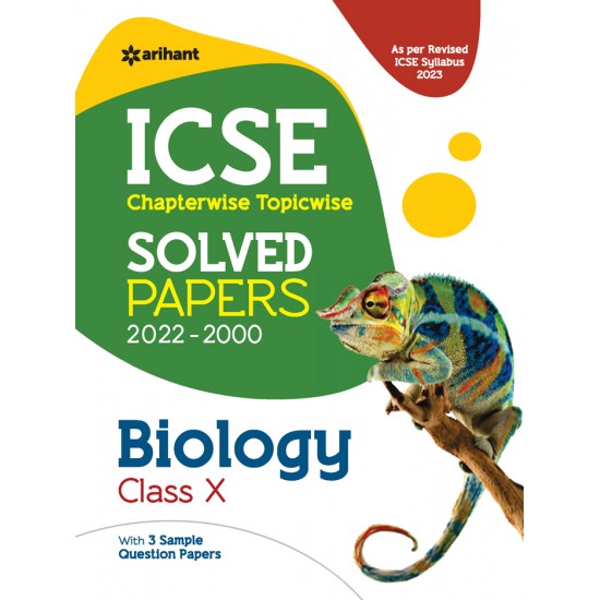 Buy ICSE Chapterwise-Topicwise Solved Papers 2022-2000 BIOLOGY Class 10th at lowest prices in india