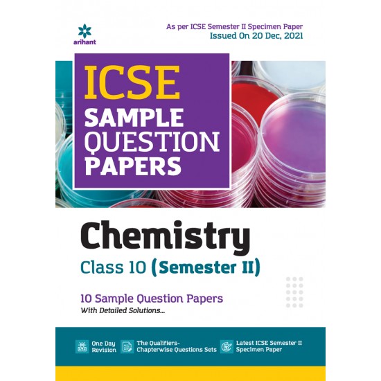 Buy ICSE Sample Question Papers Chemistry Class 10 (Semester II) 10 Sample Question Papers at lowest prices in india