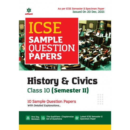 Buy ICSE Sample Question Papers History & Civics Class 10 (Semester II) 10 Sample Question Papers at lowest prices in india