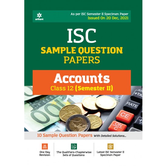 Buy ISC Sample Question Papers Accounts Class 12 (Semester II) at lowest prices in india