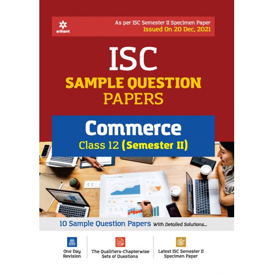 Buy ISC Sample Question Papers Commerce Class 12 (Semester II) at lowest prices in india