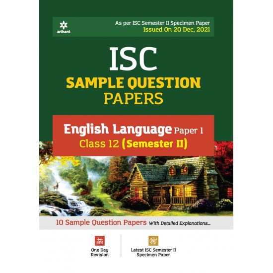 Buy ISC Sample Question Papers English Language Paper 1 Class 12 (Semester II) at lowest prices in india