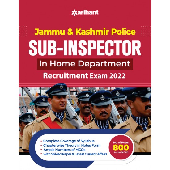 Buy Jammu & Kashmir Police Sub-Inspector In Home Department Recruitment Exam 2022 at lowest prices in india