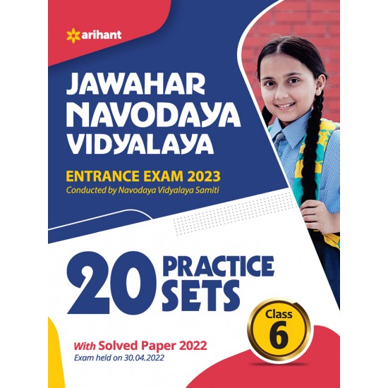 Buy Jawahar Navodaya Vidyalaya Entrnace Exam 2023 20 Practice Sets class 6 at lowest prices in india