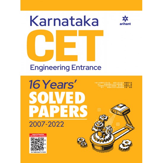 Buy Karnataka CET Engineering Entrance 16 Years Solved Papers 2007-2022 at lowest prices in india