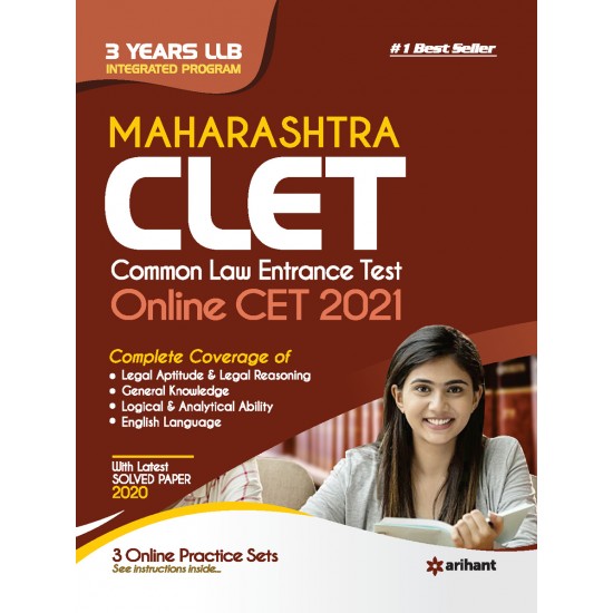 Buy Maharashtra CLET 2021 for 3 Years Course at lowest prices in india
