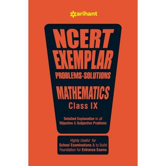 Buy NCERT Exemplar Problems-Solutions MATHEMATICS class 9th at lowest prices in india