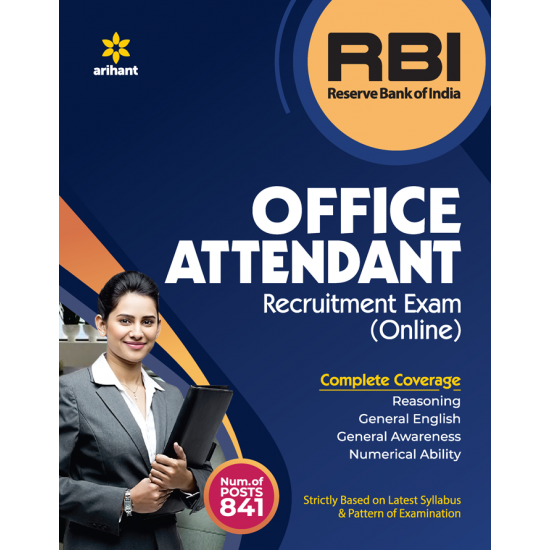 Buy Reserve Bank of India RBI Office Attendant Exam Guide 2021 at lowest prices in india