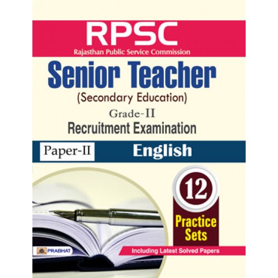 Buy Rpsc Rajasthan Public Service Commission Senior Teacher (Secondary Education) Recruitment Examination (Paper-Ii English) at lowest prices in india